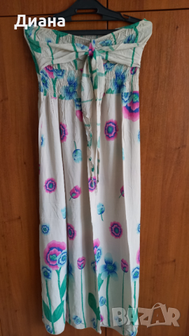 Лятна рокля на цветя, снимка 2 - Рокли - 44575067