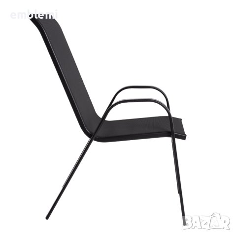 Стол градински LEON Черен, снимка 4 - Столове - 44277323
