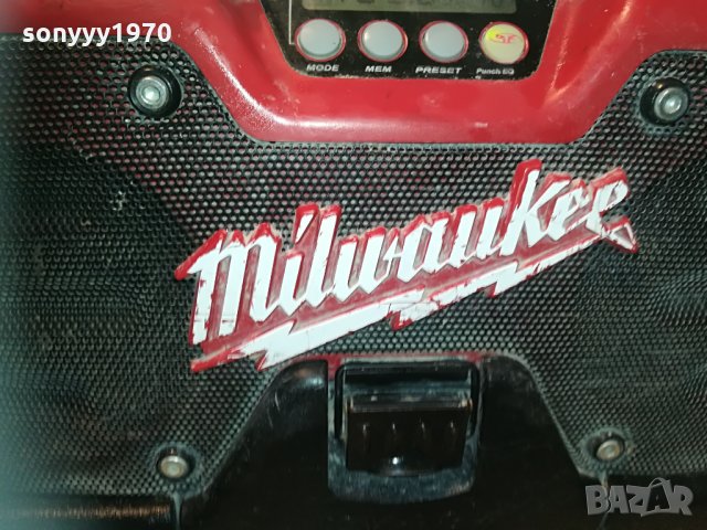 milwaukee-строително радио-внос англия, снимка 7 - Радиокасетофони, транзистори - 30068480