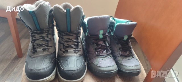 Дамски Непромукаеми Туристически обувки QUECHUA Р.37 и 39, снимка 2 - Дамски боти - 53928483