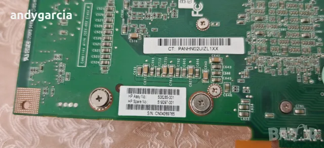  Nvidia Quadro FX 3800 GPU 1GB GDDR3 видеокарта , снимка 6 - Видеокарти - 49892707