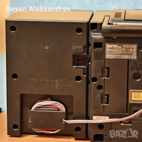 Култов радиокасетофон Panasonic RX-DT690 – Portable Stereo Component CD System, снимка 8 - Радиокасетофони, транзистори - 55871619