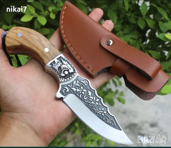ловен нож за дране на животни тактически военен подходящ за ловец, снимка 5 - Ножове - 42117934