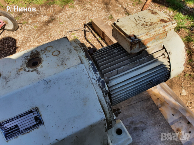 ел.двигател / електромотор с редуктор 120 оборота в минута 5.5 kW, снимка 6 - Електродвигатели - 32949360