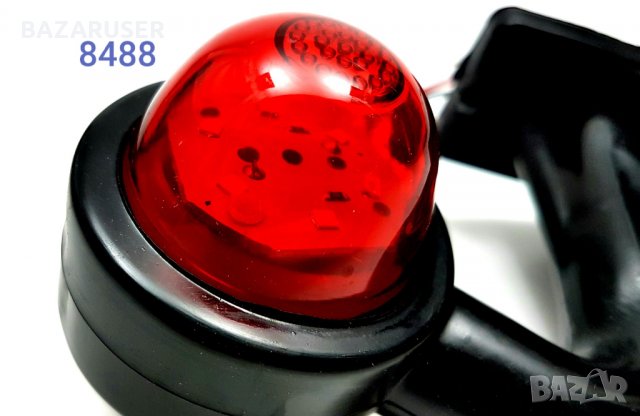 Габарит Тир LED Рогче къс крив /на брой -8488, снимка 4 - Аксесоари и консумативи - 30433578