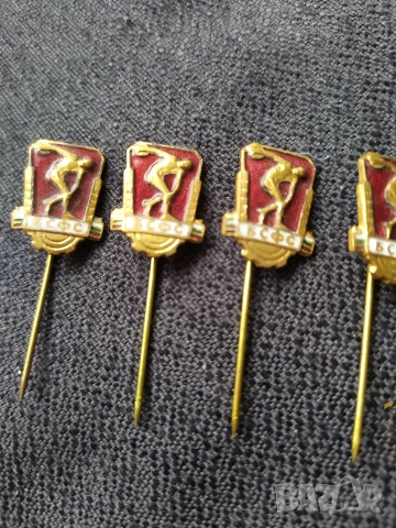 Бронзови соц. значки - БСФС, снимка 2 - Колекции - 32335795