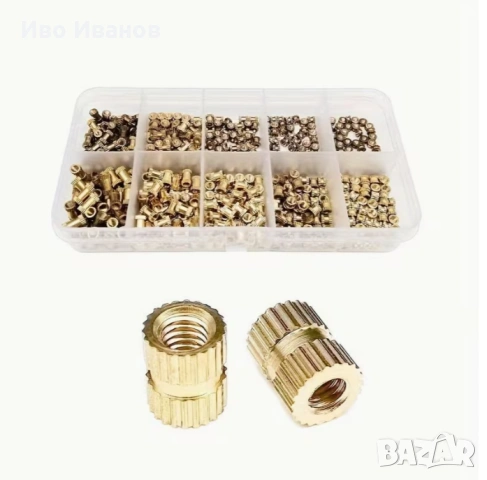 Резбови вложки 10 размера, снимка 3 - Други - 54160645