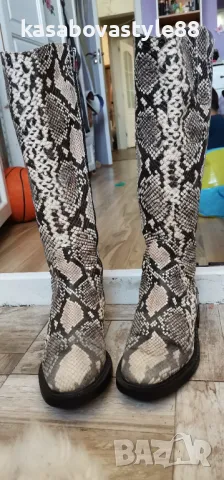 Ботуши Естествена кожа 37 н. , снимка 4 - Дамски ботуши - 47362792