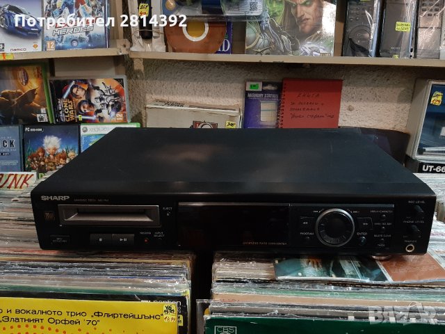 Mini disc мини диск плейъри декове рекордери SONY MDS-JE520 и SHARP MD-R2 в мн.добър вид и състояние, снимка 3 - Декове - 34199031