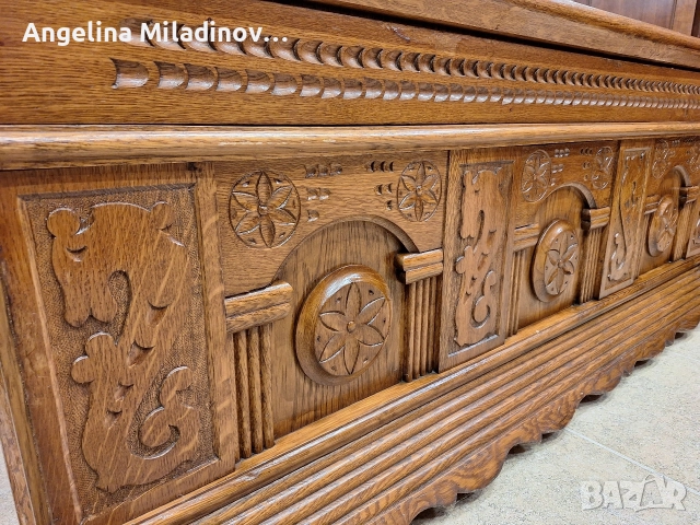 Ракла, скрин, пейка с богата дърворезба , снимка 8 - Ракли - 52818148