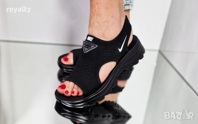 Nike черни дамски сандали , снимка 4 - Сандали - 51224932