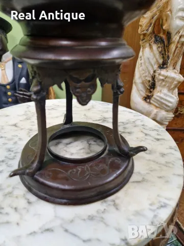 Стара голяма антикварна колекционерска китайска кадилница , снимка 10 - Антикварни и старинни предмети - 49488772