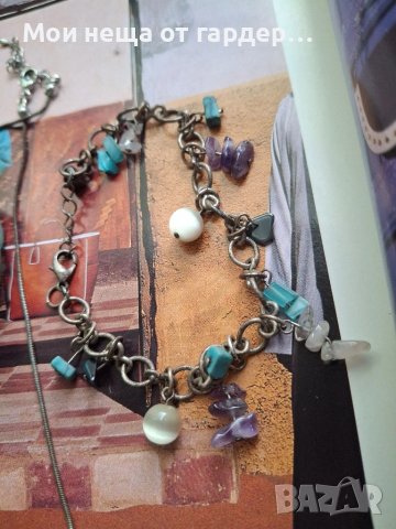 Комплект от тюркоази. ръчно изработени. , снимка 4 - Бижутерийни комплекти - 50963137