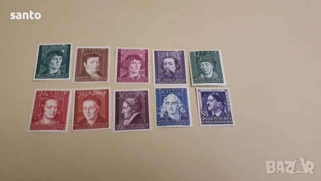 Чисти марки Третия райх , снимка 2 - Филателия - 56508022