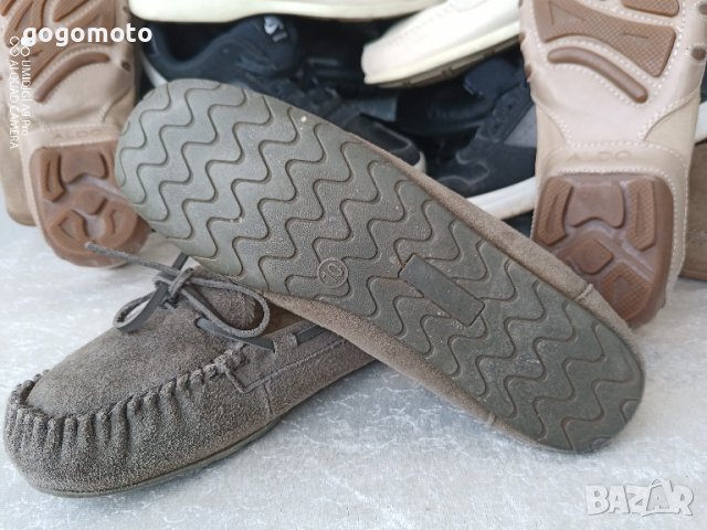 мъжки мокасини от естествена кожа естествен велур + топла подплата, 42 - 43, снимка 11 - Мокасини - 44581858