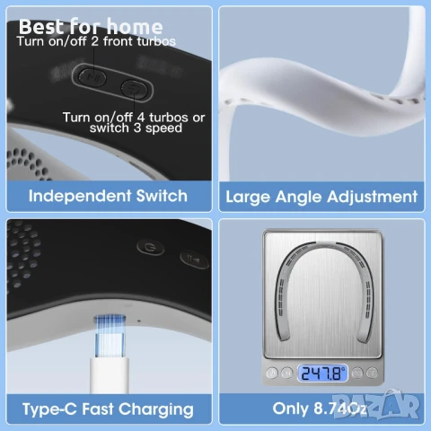 OLV Вентилатор за врата, снимка 7 - Други - 51086898