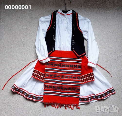 Детска народна носия за момиче - 6 - 8 години