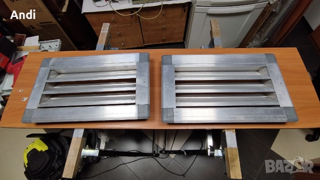 Алуминиев дифузьор / дифузер - решетка за въздуховод 2бр