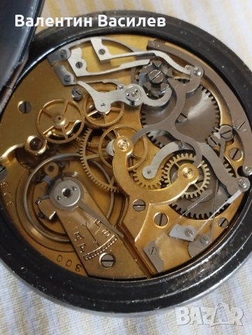Джобен часовник хронограф , снимка 4 - Антикварни и старинни предмети - 54312552