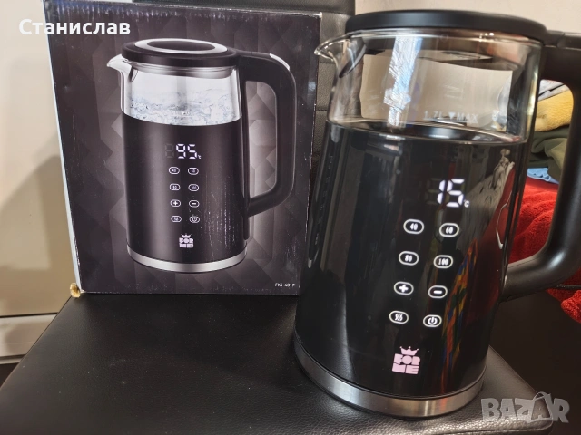 Електрическа кана за вода 1.7л, снимка 2 - Кани - 54159357