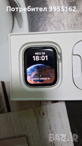 Apple watch SE 44mm Silver Aluminum, снимка 6 - Смарт гривни - 44515963