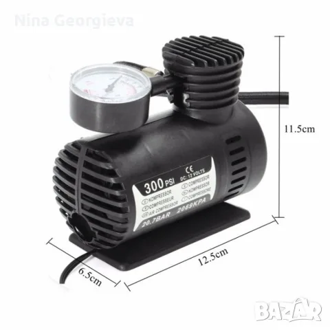 Високоскоростен компресор за помпане на гуми AUTO PUMP1, снимка 2 - Аксесоари и консумативи - 55965336