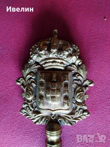 стар бронзов ключ, снимка 4 - Декорация за дома - 29708263