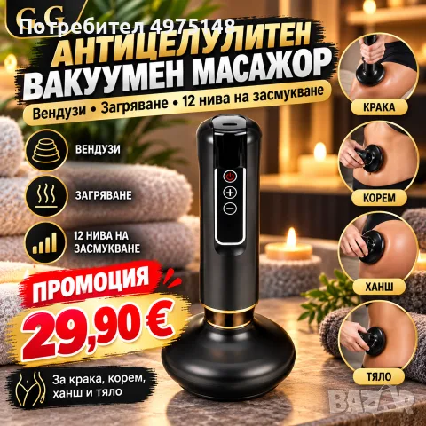 Антицелулитен вакумен масажор