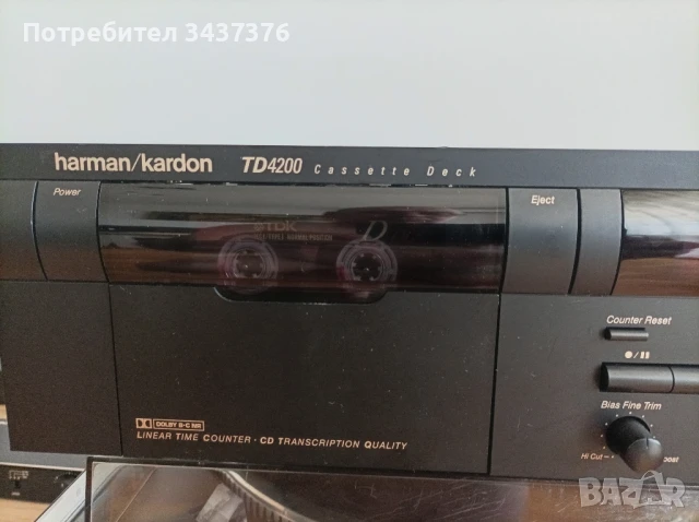 касетен дек харман кардон ТД 4200, снимка 2 - Декове - 51224607
