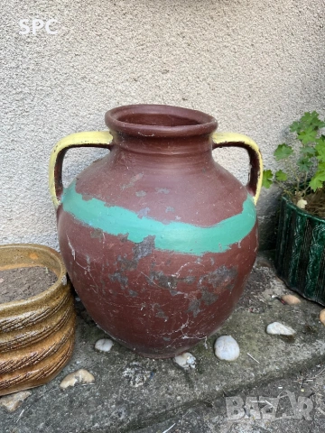 Големи глинени стомни , снимка 2 - Антикварни и старинни предмети - 54345425