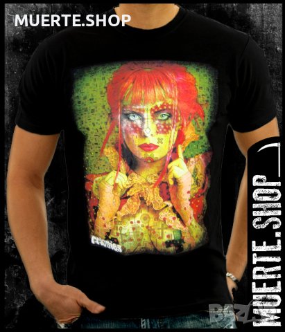 Черна тениска с щампа CHARLIE TERREL