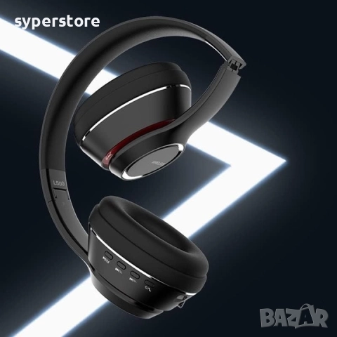 Слушалки за телефон, Безжични Блутут Digital One SP01024 aks-100, RGB, черни, Bluetoot, MP3, голяма , снимка 3 - Bluetooth слушалки - 52636470