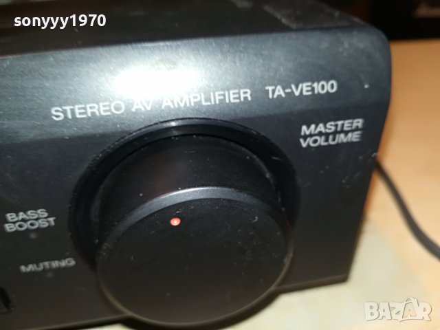 SONY TA-VE100 STEREO AMPLIFIER-ВНОС SWISS 3006221232, снимка 5 - Ресийвъри, усилватели, смесителни пултове - 37245515