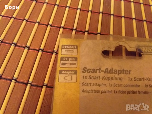 НОВ SCART АДАПТЕР/ПРЕХОД, снимка 3 - Плейъри, домашно кино, прожектори - 30296259