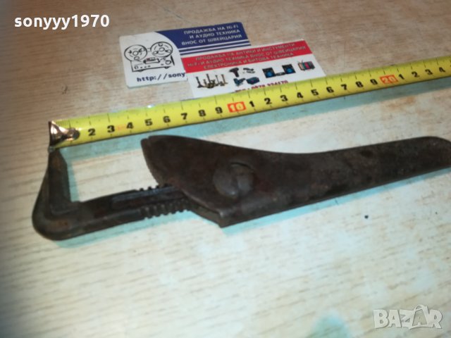 стар раздвижен ключ-внос франция 2810202055, снимка 6 - Ключове - 30591422