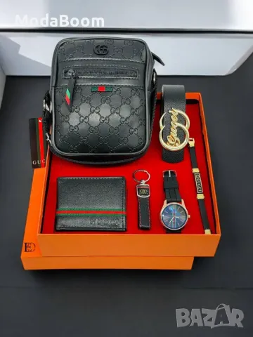 Gucci мъжки подаръчни комплекти , снимка 2 - Портфейли, портмонета - 48353995