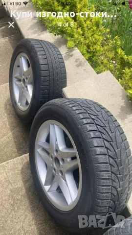 Зимни гуми 255/55/18 с лети джанти BMW X5, снимка 2 - Гуми и джанти - 48497485