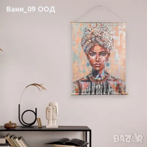 97х76см! Текстилно платно с етно мотив, снимка 2 - Декорация за дома - 48862043