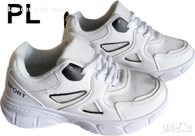 Дамски спортни маратонки Sport 2 Black;Кожа с дишаща материя