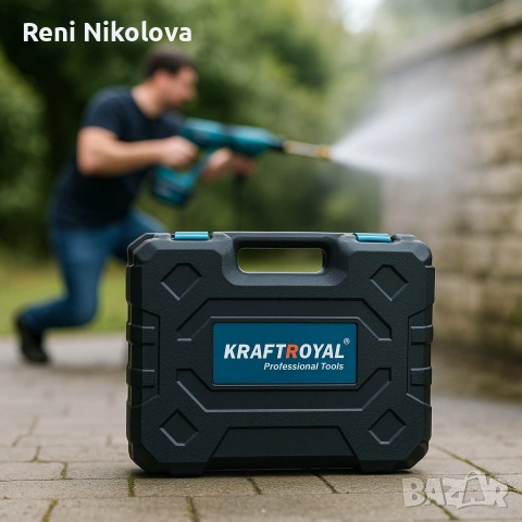 портативната акумулаторна водоструйка от KraftWorld