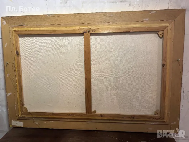 Стара маслена картина, снимка 6 - Картини - 48282514