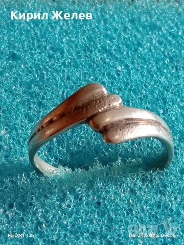 Елегантен дамски сребърен пръстен майсторска изработка 44278, снимка 5 - Пръстени - 54103998