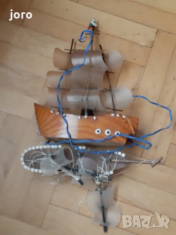 стара нощна лампа корабче., снимка 7 - Колекции - 30066845