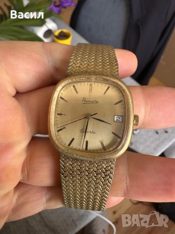 Primato позлатен часовник
