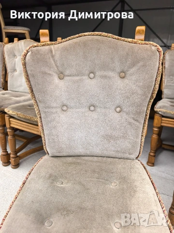 Комплект от 9 трапезни стола , снимка 7 - Столове - 54152220