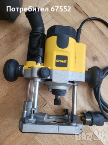Оберфреза DeWalt DW621 1100W 6-8мм. цанга, снимка 4 - Други инструменти - 54364856