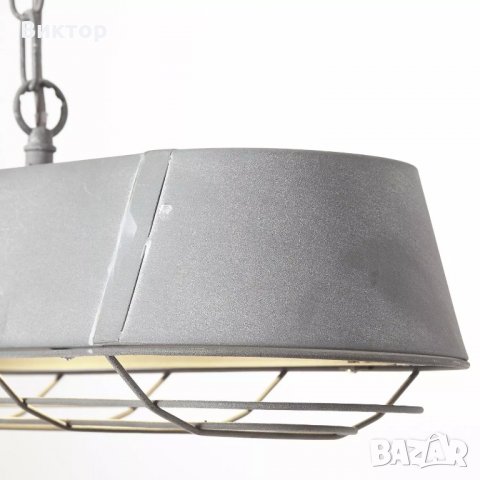 Голяма метална лампа индустриален стил от Brilliant FACTORY, снимка 4 - Лампи за таван - 31619292