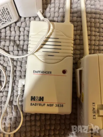 H&H Hartig&Heling 2 канална безжична станция бебефон, снимка 4 - Антикварни и старинни предмети - 48599766