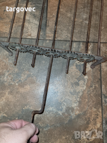 Старинен кован бейски шишлик, снимка 6 - Антикварни и старинни предмети - 44773564