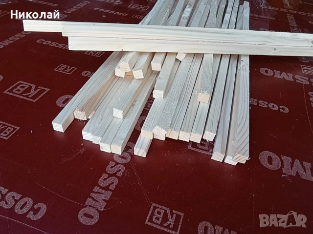 Дървени пръчки , дървени летви за хоби декорация градина къща кукли DIY проекти дървена пръчка, снимка 7 - Декорация за дома - 53180808